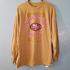San Francisco 49ers football long sleeve shirt 2xl